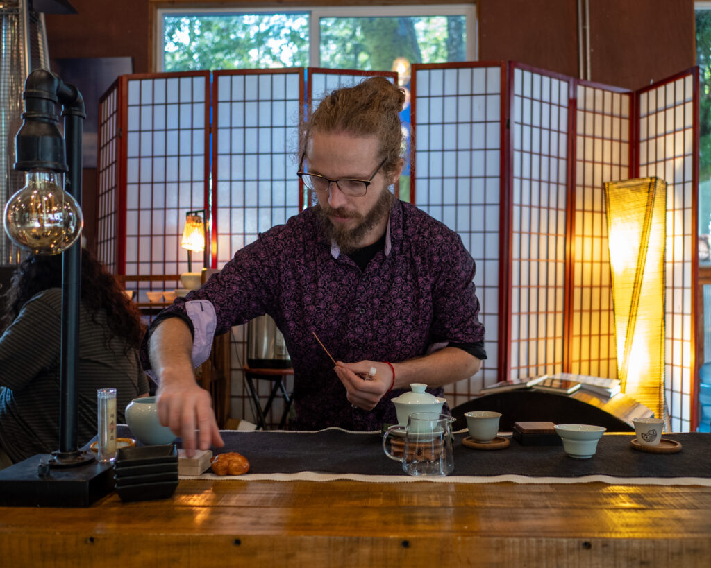 Palate training and sensory workshop at Farmer and Flame cannabis retreat in Humboldt County